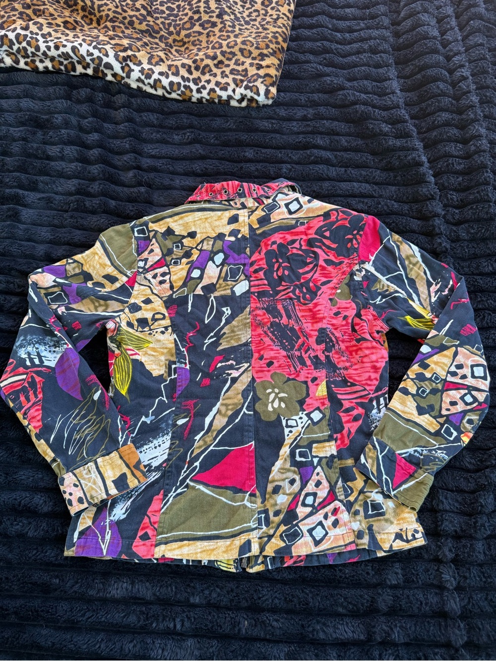 Printed Utility Jacket - Multicolor - Picture 2 of 6